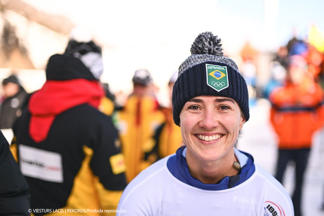 Skeleton: Nicole Silveira é bronze em etapa da Copa do Mundo na Suíça