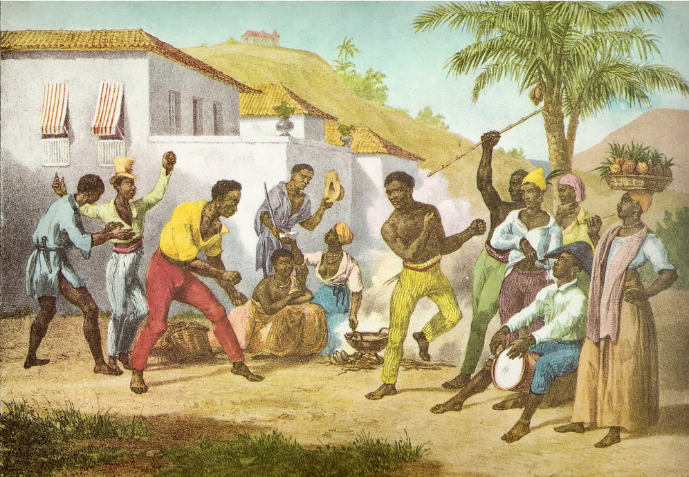 Quadro: "Capoeira ou a Dança da Guerra" de Johann Moritz Rugendas (1802–1858).