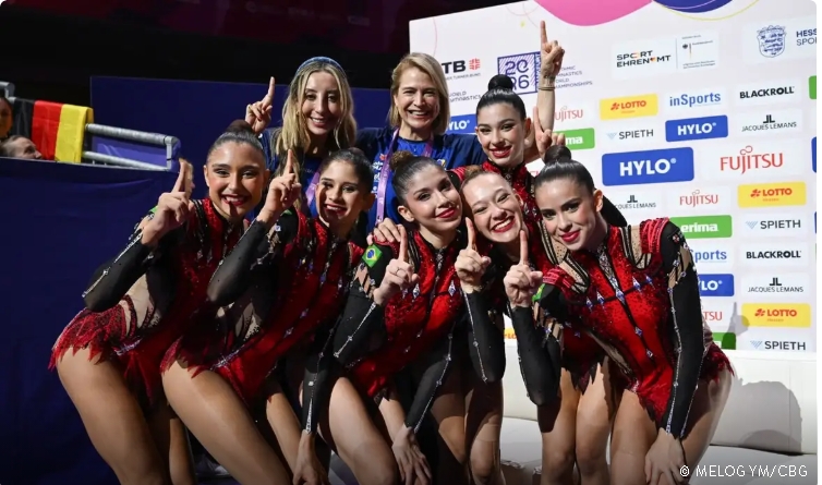 Brasil faz história e leva dois ouros no Mundial de ginástica rítmica