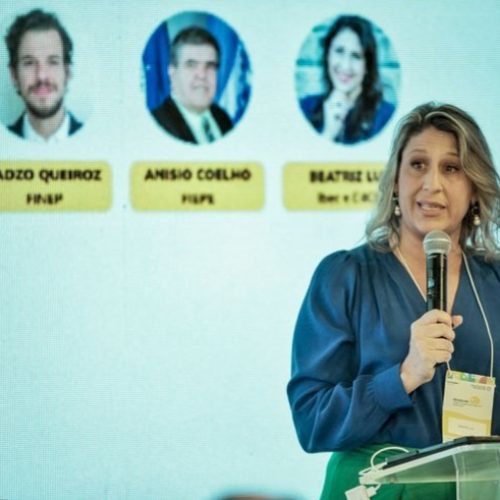 Beatriz Luz levanta debate sobre economia circular na Brazilian Circular Hotspot - Foto: Brazilian Circular Hotspot/Divulgação