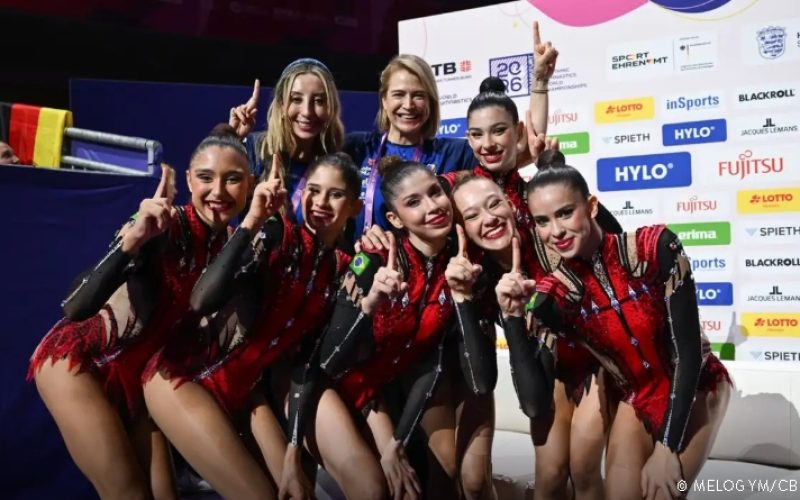 Brasil faz história e leva dois ouros no Mundial de ginástica rítmica
