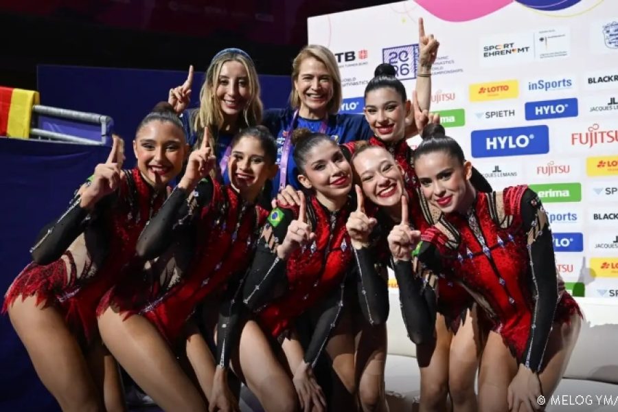 Brasil faz história e leva dois ouros no Mundial de ginástica rítmica