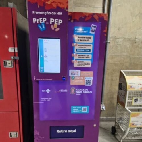 São Paulo inaugura terceira máquina automática de acesso à prevenção do HIV na Estação Tucuruvi no aniversário de 471 anos da cidade