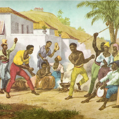 Quadro: "Capoeira ou a Dança da Guerra" de Johann Moritz Rugendas (1802–1858).